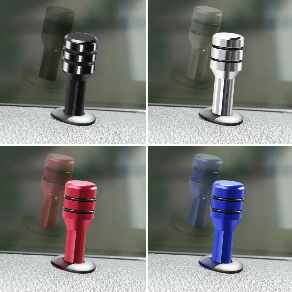 Color: Lavender - Car Alloy Door Lock Pins Lock Pin Screw Knob Mitsubishi Accessories Asx Lancer 10 9 Outlander Pajero Sport L200 Expo Eclipse