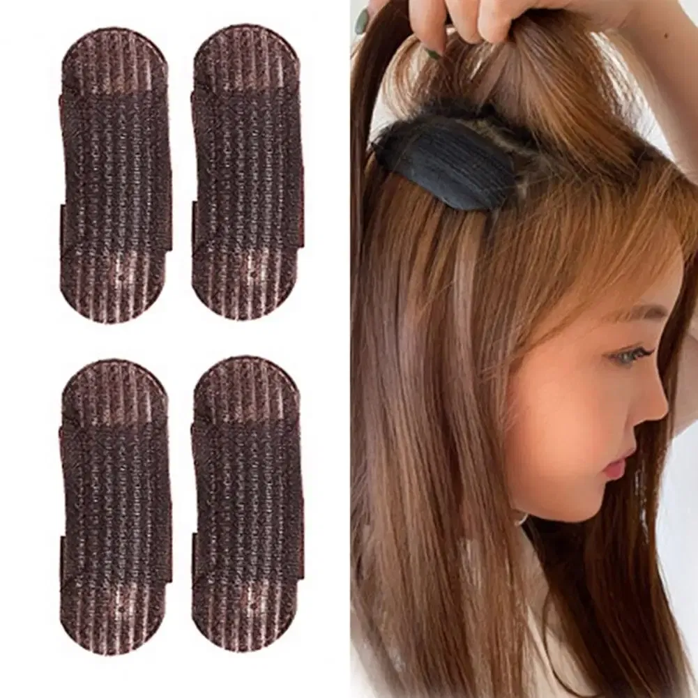 Color: black, Size: XXS - 4 Pcs Hair Volumizing Clips Good Fluffy Breathable Increase Hair Volume Invisible DIY Puffy Hair Non-electric Daily Styling Tool