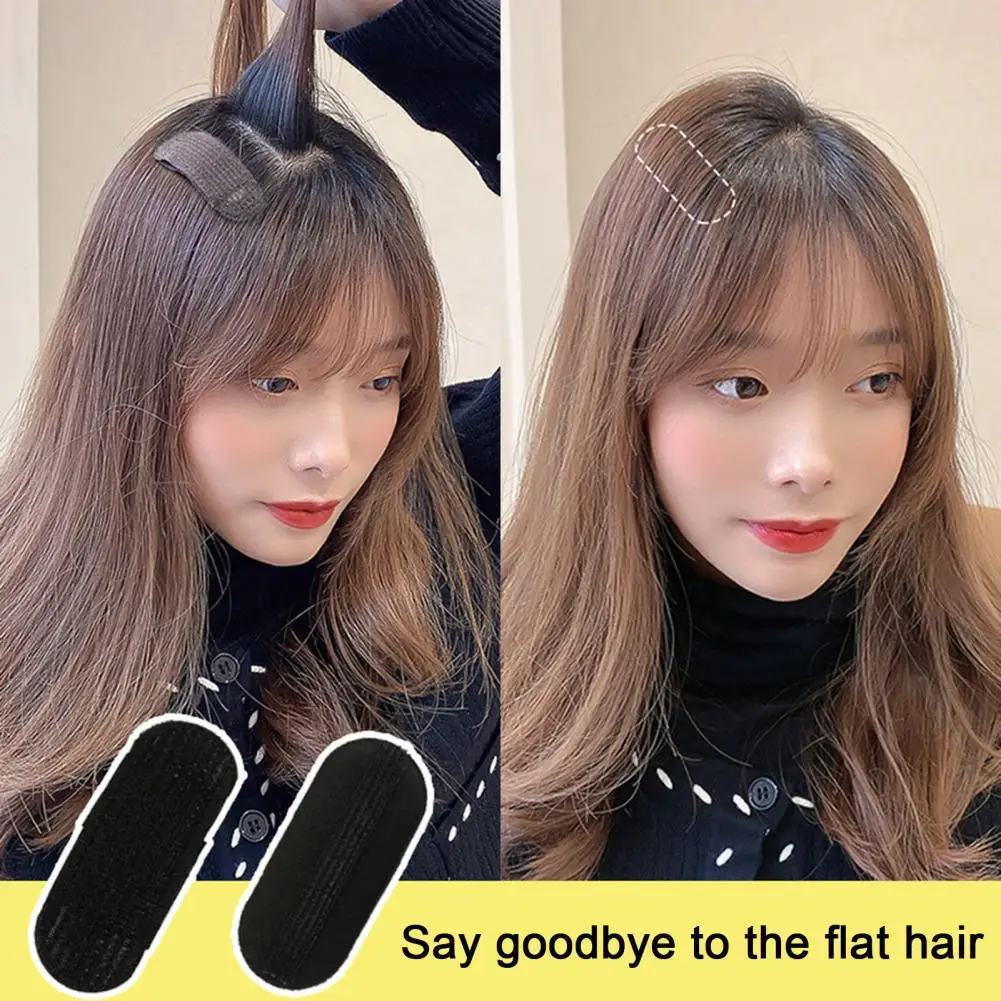 Color: black, Size: XXS - 4 Pcs Hair Volumizing Clips Good Fluffy Breathable Increase Hair Volume Invisible DIY Puffy Hair Non-electric Daily Styling Tool