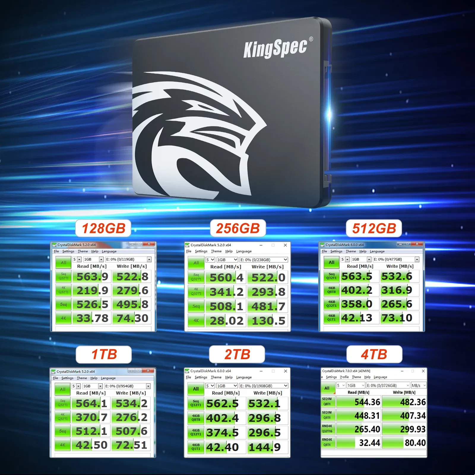 SSD Capacity: 960GB - KingSpec SSD Drive HDD 2.5 Hard Disk SSD 240GB 480GB 1TB 2TB 512GB 960GB SATA3 Disk Internal Hard Drive for Laptop PC