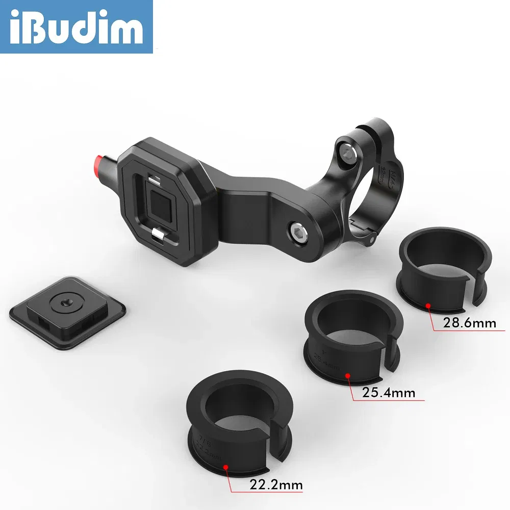 iBudim Quick Lock Bicycle Phone Holder Mobile Phone Stand for Motorcycle MTB Scooter Bike Handlebar Stand Mount Cycling Bracket