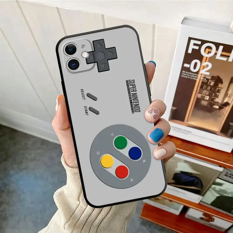 Color: black, Material: POLYESTER - Retro Camera Games Phone Case For Samsung Galaxy S10 S20 S21 S22 S23 S24 FE Plus Ultra Note 20 Mobile Cover Shell