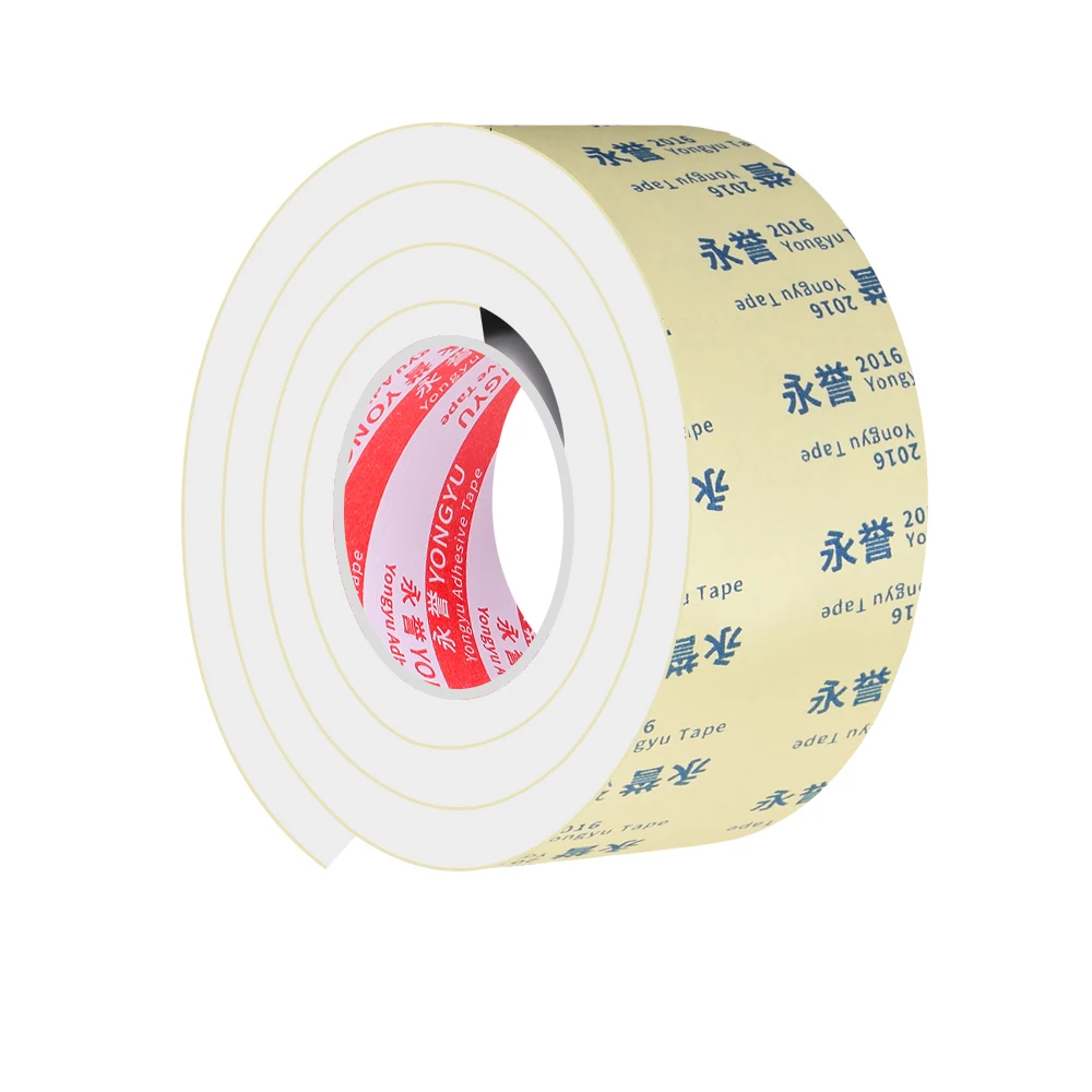 Color: WHITE, Width: 20mm - EVA Seal Foam Tape T Weather Stripping for Door and Window,High Density Single Sided Closed Cell Door Insulation Weather Strip