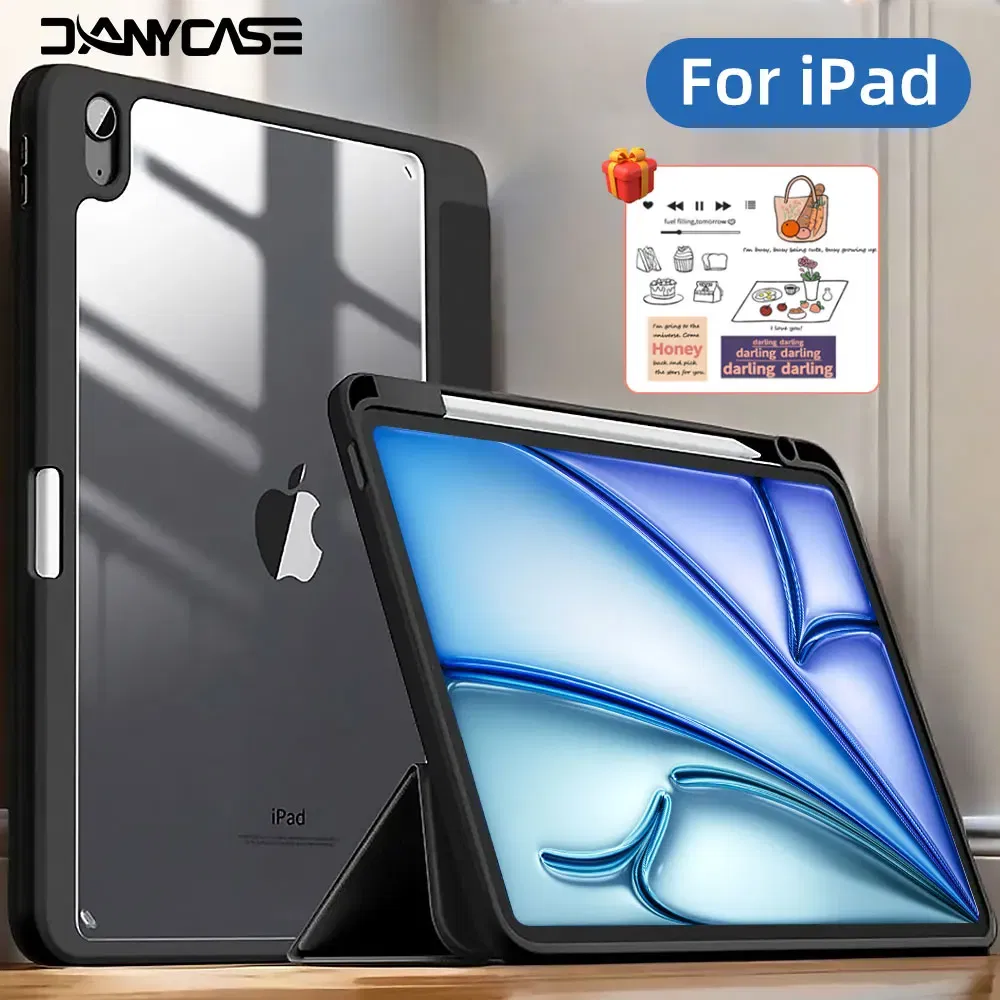 Color: WHITE, Size: seventeen - For ipad 10th generation case iPad Air 11 inch M2 Air 6 Air 5 4th 10.9 Pro 11 M4 Air13 M2 mini 7 6 10.2 7 8 9th Pro 11 12.9 case