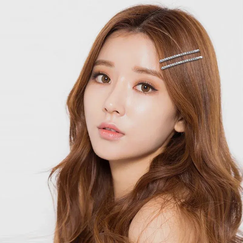 Color: LIGHT BLUE, Ships From: CHINA - 2020 New Elegant Rhinestone Hairpins Women Girls Hair Clips Pin Accessories Hair Ornaments Hairclip Hairgrip Barrettes Headdress