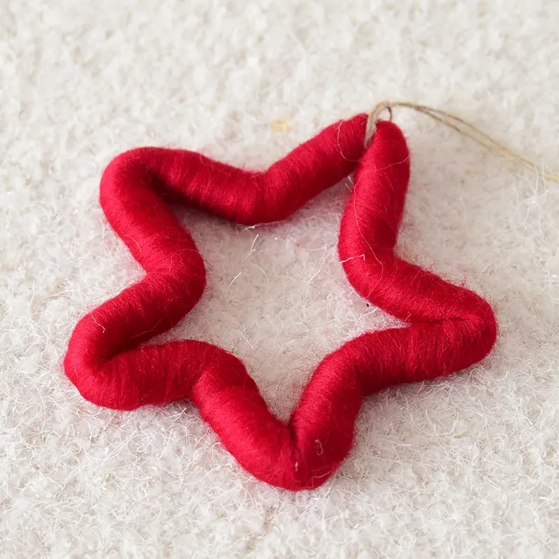 Snowflakes stars christmas tree decoration