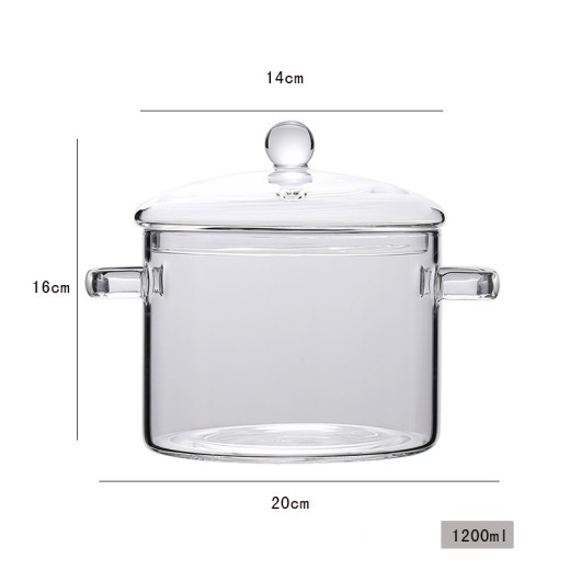 Glass Pot Stove Pot Kitchen