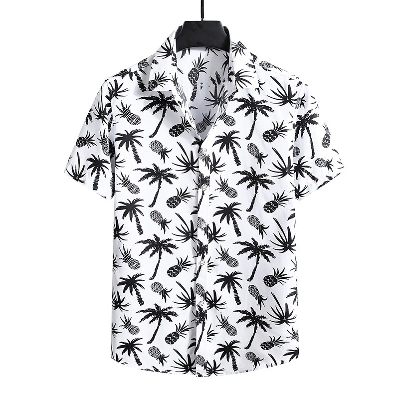 Men's Summer Shirt With Colorful Prints