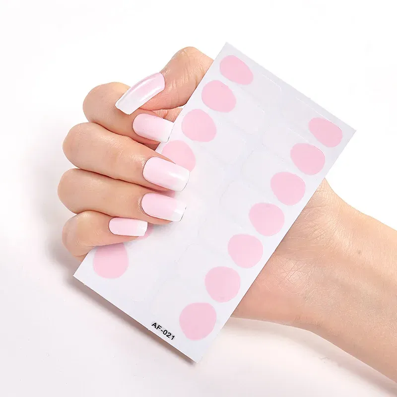 Color: Black with White - Nails Art Decoration Sticker For Nails Foil Nail Art Stickers 2020 Designed Manicure Nail Decoration Self Adhesive Nail Sticker