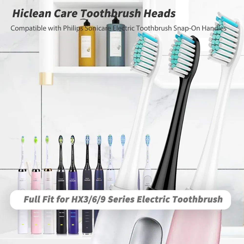 Color: Red - Electric toothbrush head, replaceable sonic electric toothbrush head, suitable for Philips Sonicare's electric replaceable brush