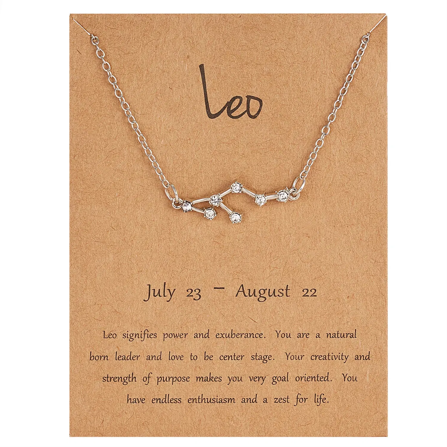 Metal Color: Green - 12 Constellation Pendant Necklaces Jewelry Choker Necklace Zodiac Sign Charm Necklace Birthday Gifts Aquarius Pisces Leo Virgo
