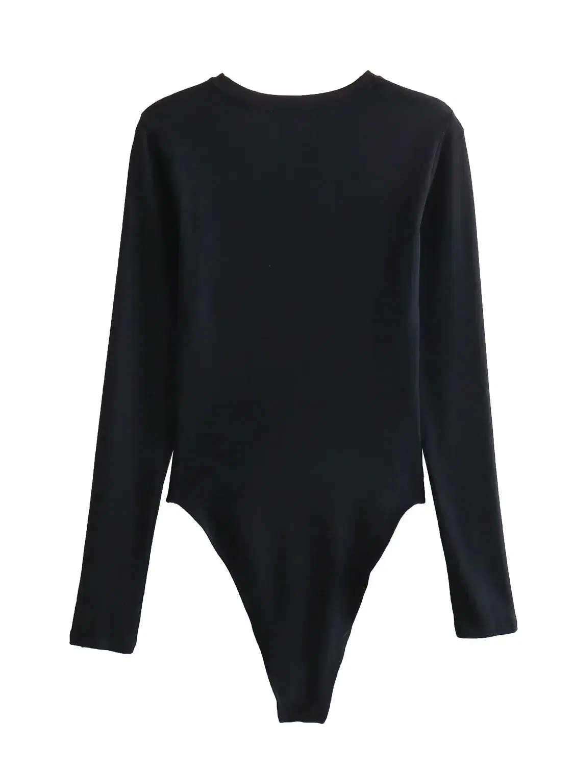 Color: Dark Grey, Size: M - XNWMNZ Women's Fashion 2023 Long sleeved Modal Bodysuit Women High Street Versatile Round Neck Slim Female Chic Bodysuit