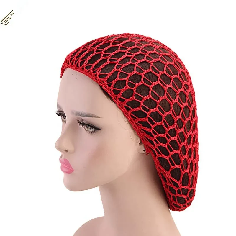 Ladies Hand Crocheted Drooping Hair Net