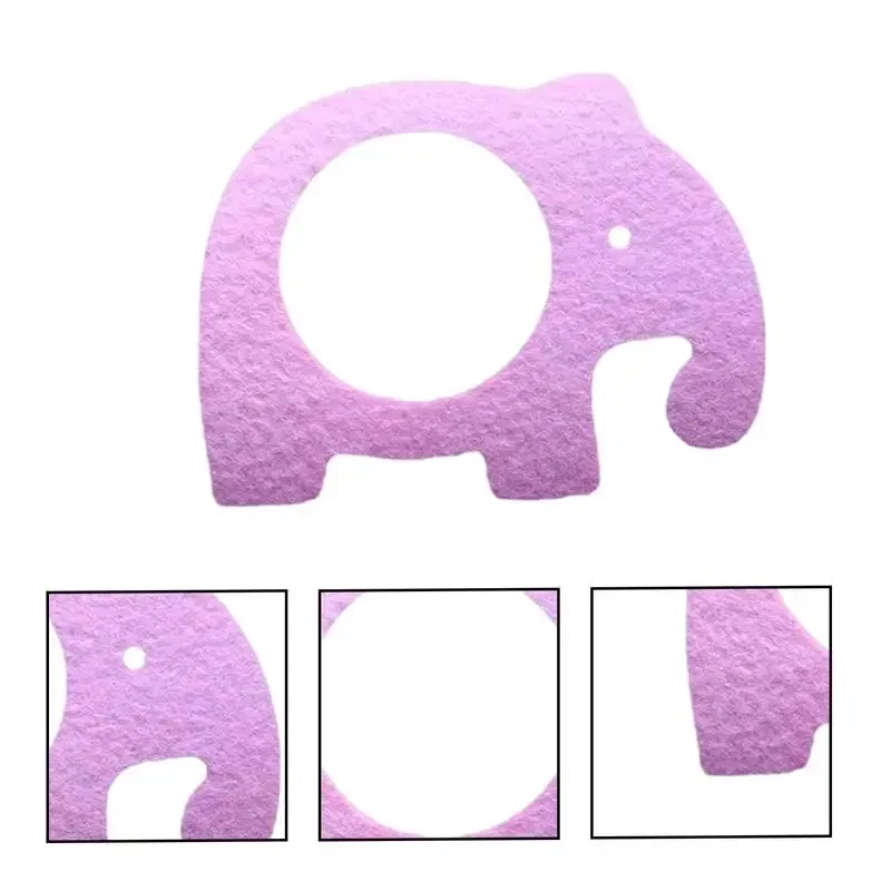 Ships From: CHINA, Color: WHITE - Serviette Ring 4pcs Nonwoven Animal Shape Napkin Ring Holder Spring Party Ornaments For Gatherings Buffets Banquet Picnics