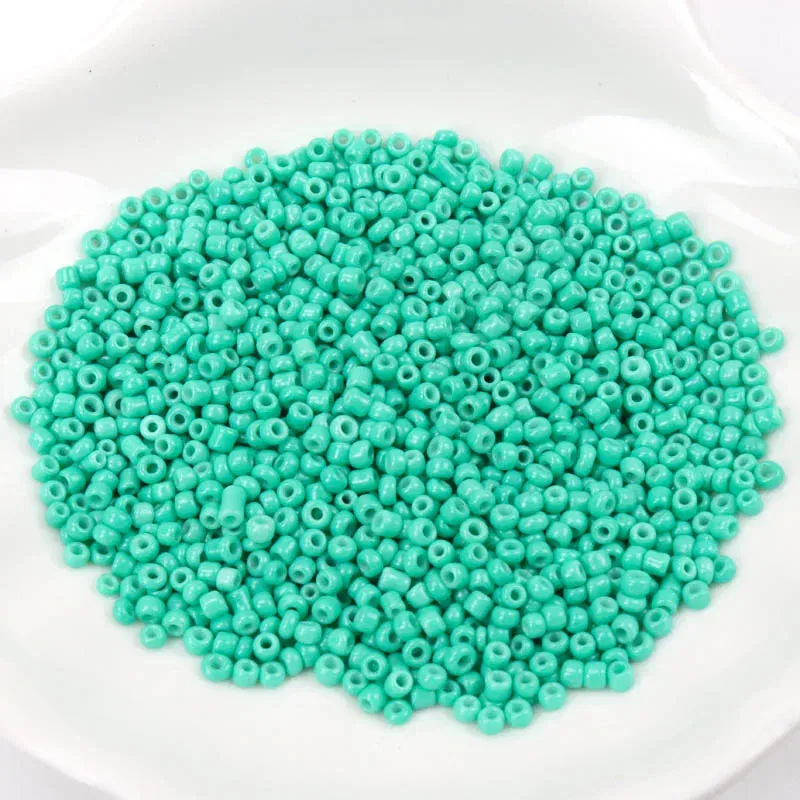 Color: WHITE, Item Diameter: 4mm - 150-1000pcs 2/3/4mm Charm Czech Glass Seed Beads DIY Bracelet Necklace Beads For Jewelry Making DIY Earring Necklace
