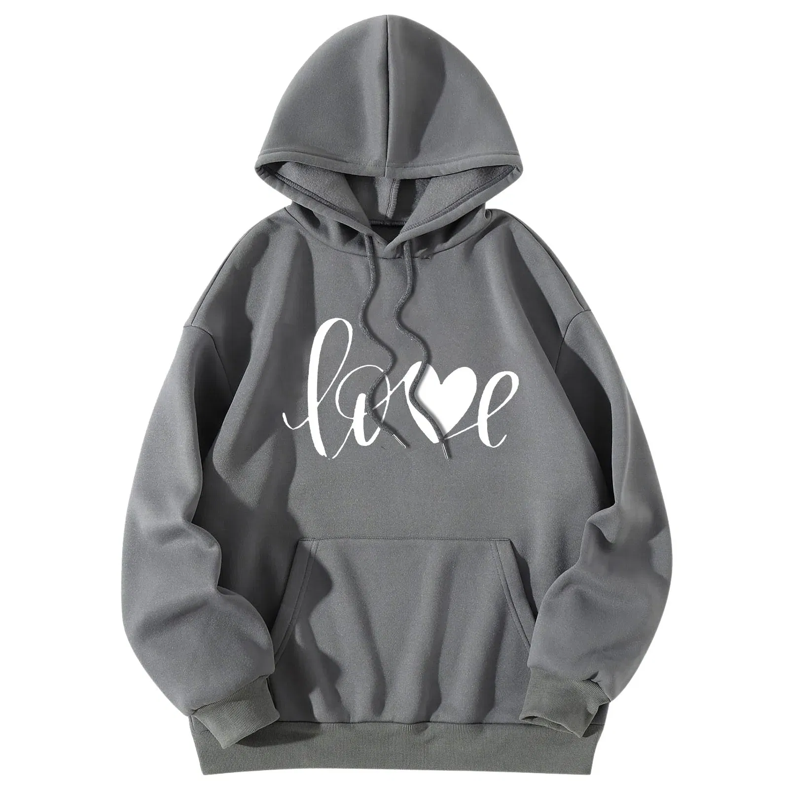 Color: Light Blue, Size: M, Ships From: spain - Men Women Print Long Sleeve Round Neck Hooded Tops Sweatshirt Hoodies Lightweight