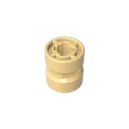 Color: Wood - Gobricks GDS-90277 Wheel 8x9 with Hole Notched for Wheels Holder Pin,Re-inforced Back compatible with lego 74967 Building Blocks