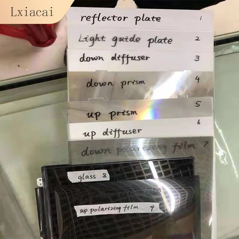 Color: Red - LCD Screen Diffuser Membrane Display Prism Film Led Light Backlight Module Diffusion Paper
