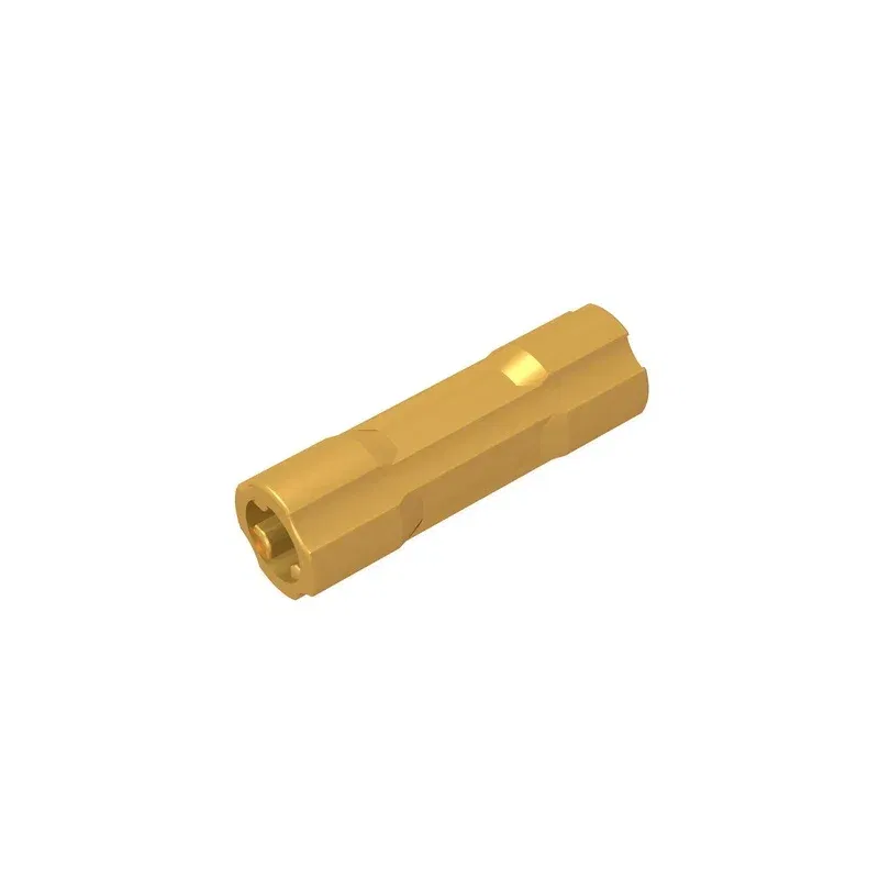 Color: tan - Gobricks GDS-1145 Technical, Axle Connector 3L compatible with lego 26287 children's DIY Educational Building Blocks Technical