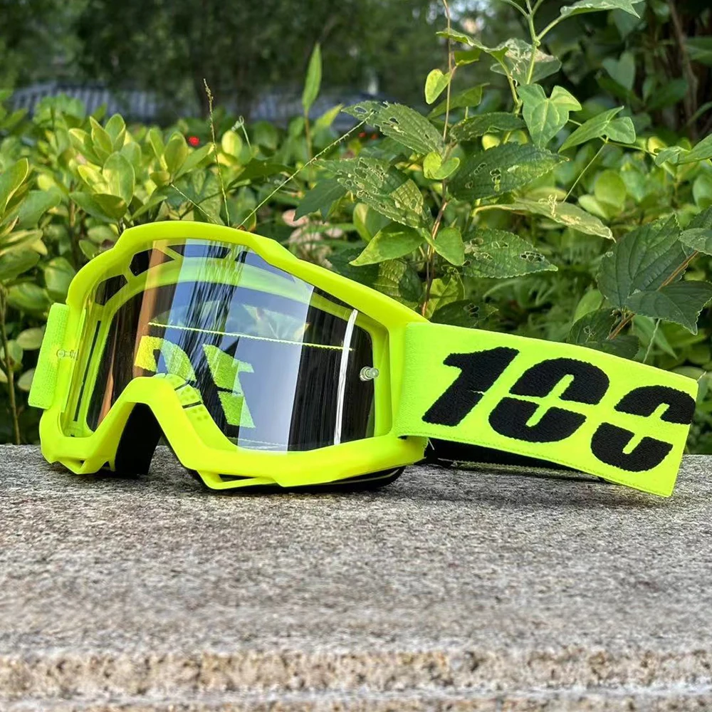 Color: Beige - MX Motorcycle Goggles Motocross Glasses Off-road Sunglasses For Man MTB ATV Mask Windproof Protection Cycling Racing Goggles
