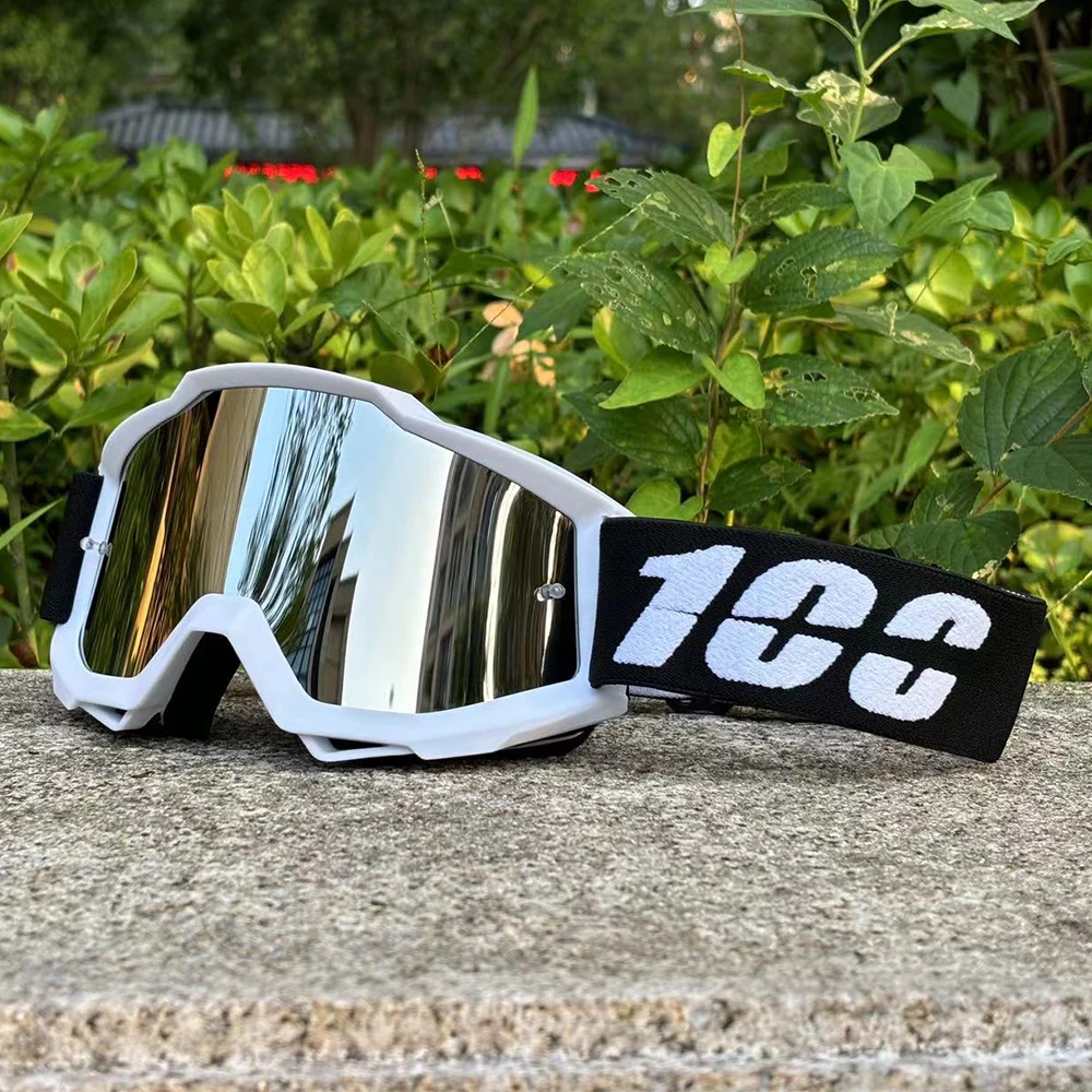 Color: Beige - MX Motorcycle Goggles Motocross Glasses Off-road Sunglasses For Man MTB ATV Mask Windproof Protection Cycling Racing Goggles