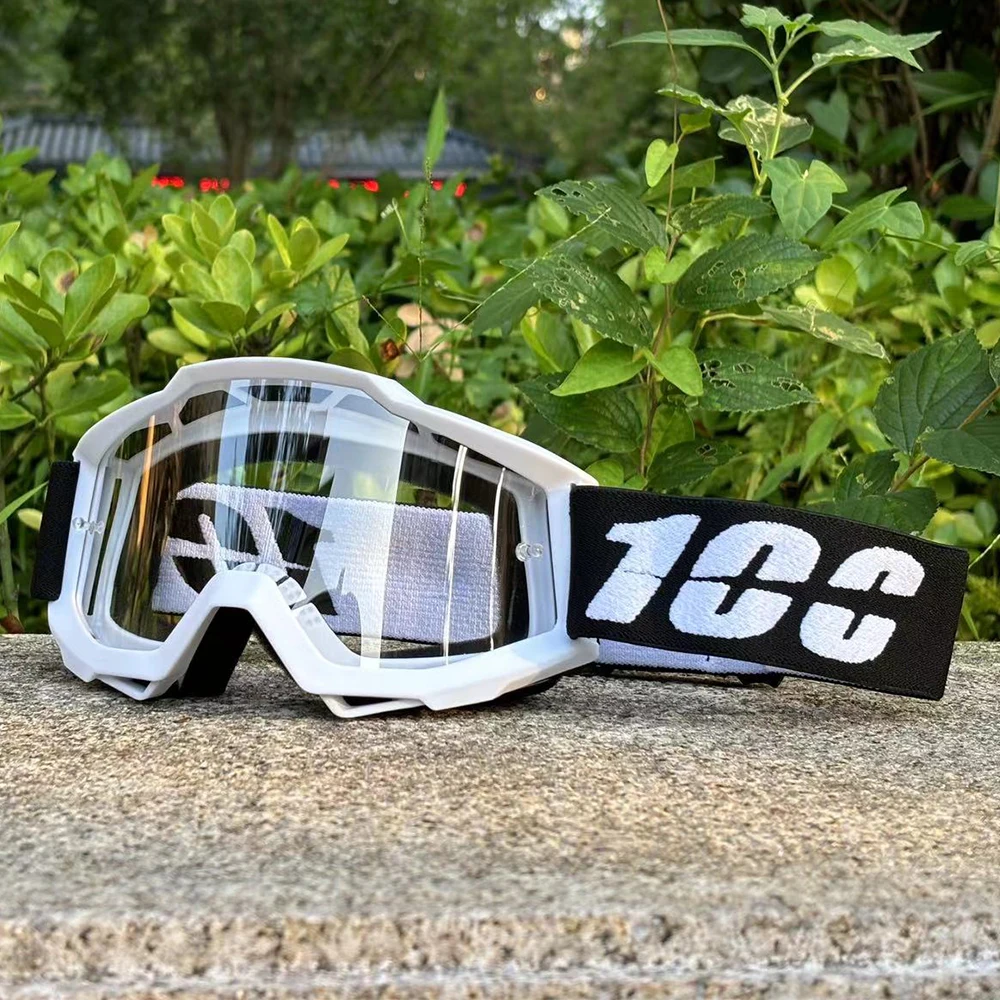 Color: Beige - MX Motorcycle Goggles Motocross Glasses Off-road Sunglasses For Man MTB ATV Mask Windproof Protection Cycling Racing Goggles