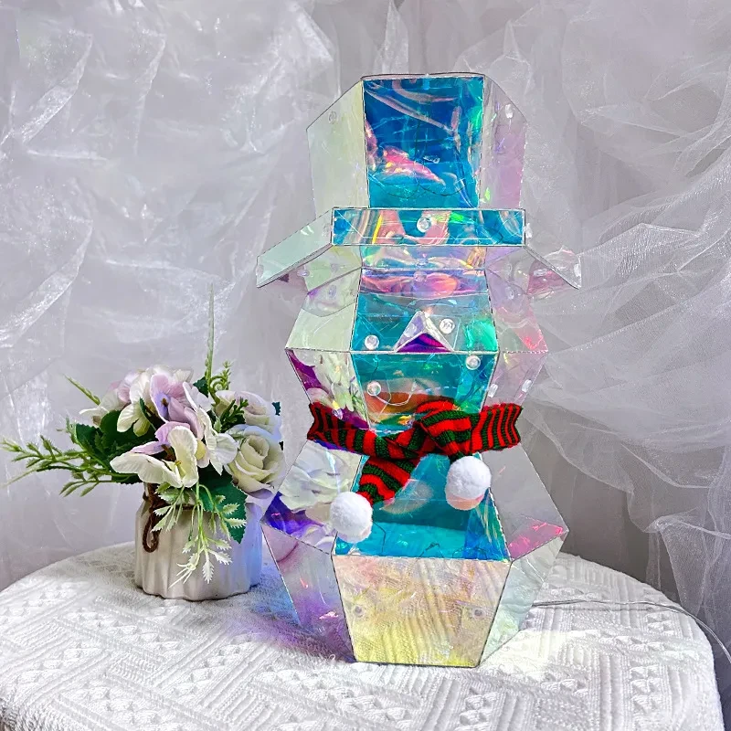 Christmas Colorful LED Glow Santa Claus