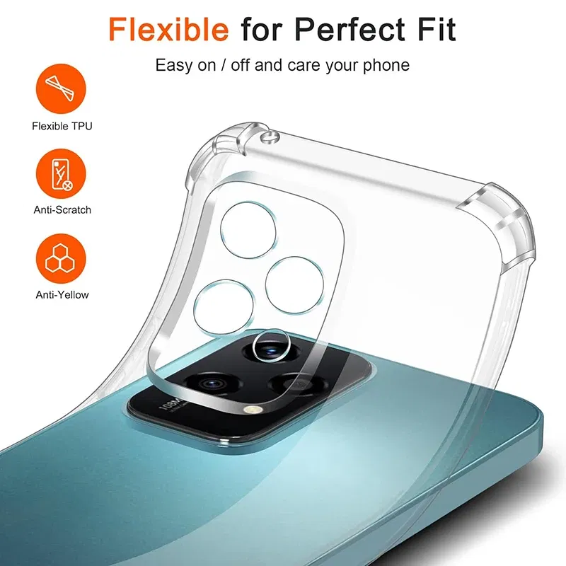 Material: Cotton Fabric - Shockproof Silicone Soft Case For Huawei Honor 200 90 70 50 Lite Pro Ultra Thin Cover For Honor200 Lite Clear Slim Fundas