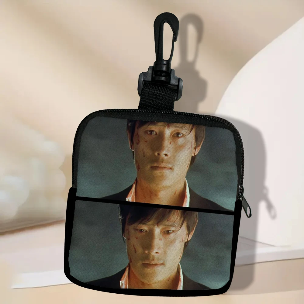 Color: Pink - Lee Byung Hun Women Coin Purse Card Key Mini Purses Pouch Small Zipper Coin Purse Card Holder Wallet Bag 3.3