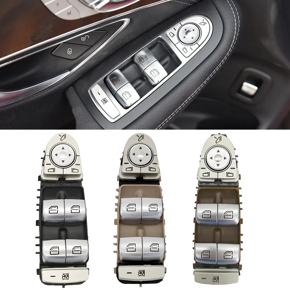Color: Red, Ships From: CHINA - For Benz W205 W253 W213 Car Electric Power Master Window Switch For Mercedes C E GLC Class 2015-2021 C200 E260 E300 2059056811