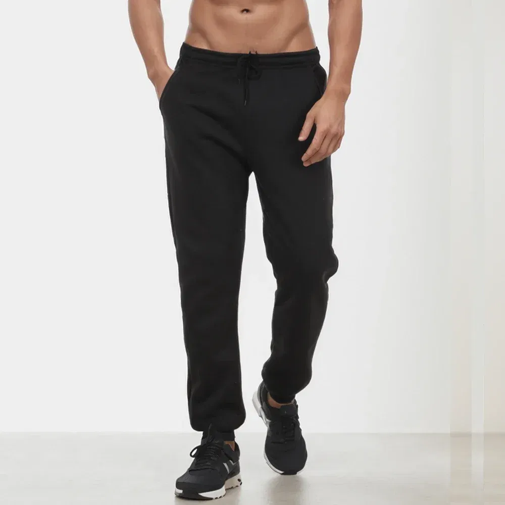 Color: Clear, Size: XXL - Men's Casual Sweatpants Fleece Sports Pants Unisex Fashion Solid Loose Trousers Streetwear Autumn Winter Jogging Fitness Pants