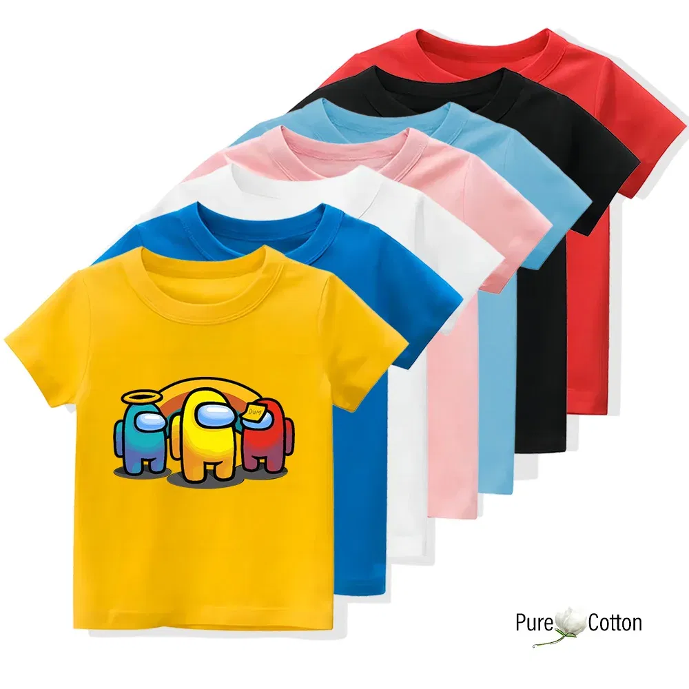 Color: Silver, Kid Size: 7 - Summer trend wear with many anime patterns sunscreen printing close to the skin cool 4-12 years old children delicate line unifo