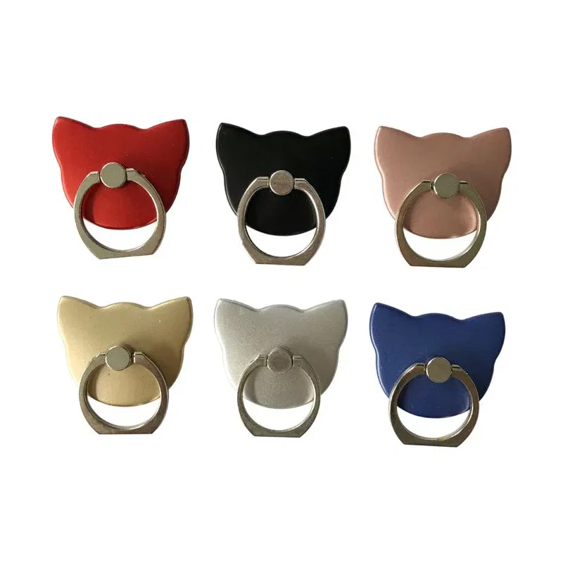 Color: dark blue, Ships From: CHINA - Cat Finger Ring Mobile Phone Holder 360 Degree Rotating  Socket Round Smartphone Cell Car Mount Stand Support Accessories