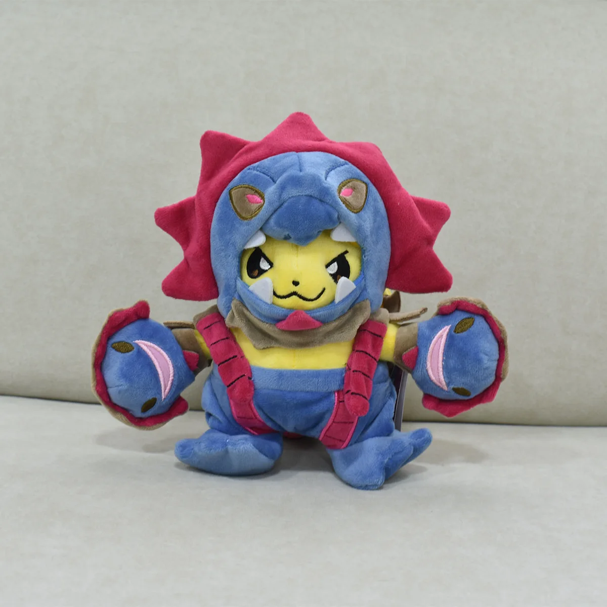 Color: Green - Pokemon Pikachu Cosplay Toys Charizard Snorlax Garchomp Tyranitar Hydreigon Anime Stuffed Plush Cartoon Peluche Dolls