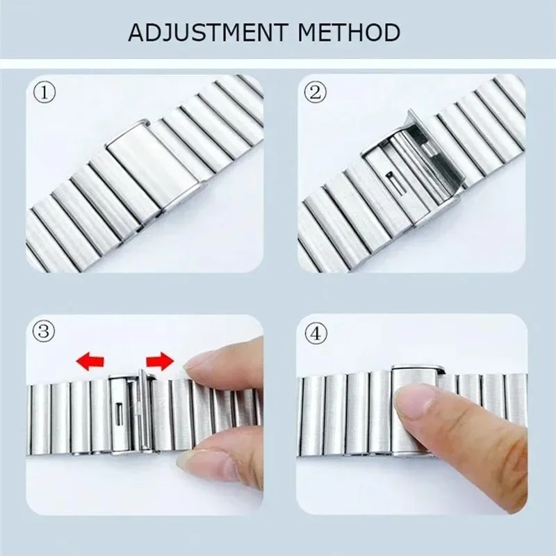 Color: ?©„?¦„?»?, Size: XS - Bracelet For Xiaomi Redmi Watch 4 Strap Stainless Steel Watchband Xiaomi Mi Band 8 Pro Bracelet Xiaomi Redmi Smart Watch 4 Strap
