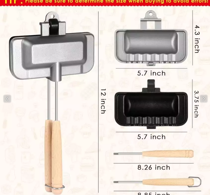 Double-Sided Sandwiches Maker Frying Pan
