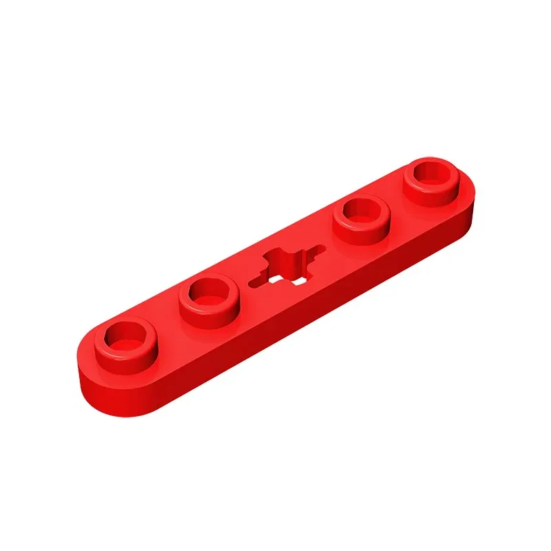 Color: wood - Gobricks GDS-900 Plate 2 x 4 Technical, Plate 1 x 5 with Smooth Ends, 4 Studs and Center Axle Hole compatible with lego 32124