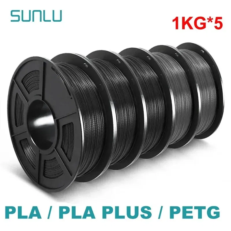 Color: Tran-Green, Ships From: CHINA - Top 5KG 3D PLA/PETG/PLA PLUS/Clear Filament 1.75mm 5Roll 1KG 3D Printer Neatly Wound 3D Filament for 3D Printer& 3D Pen