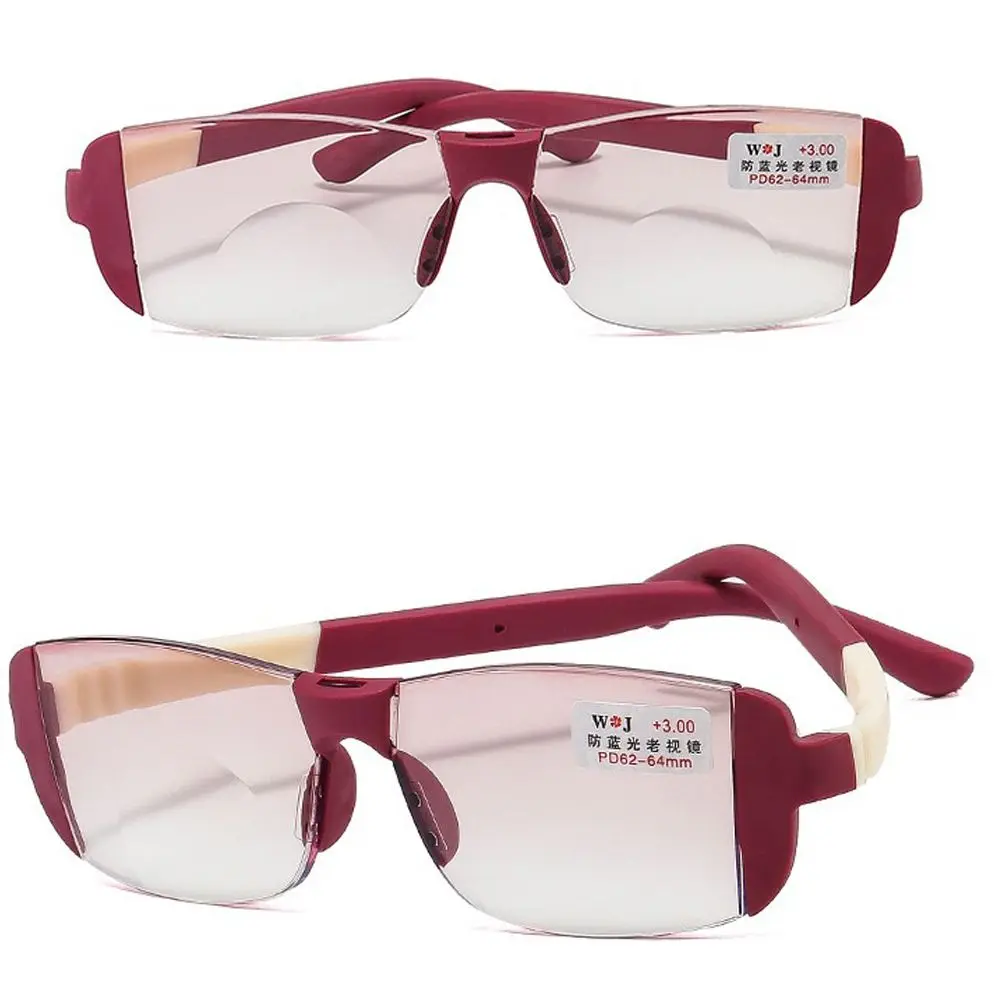 Frame Color: black, Eye Prescription: +100 - Fashion Anti-Blue Light Reading Glasses Urltra-Light Eye Protection Men Women Elegant Comfortable Eyeglasses Unisex Glasses