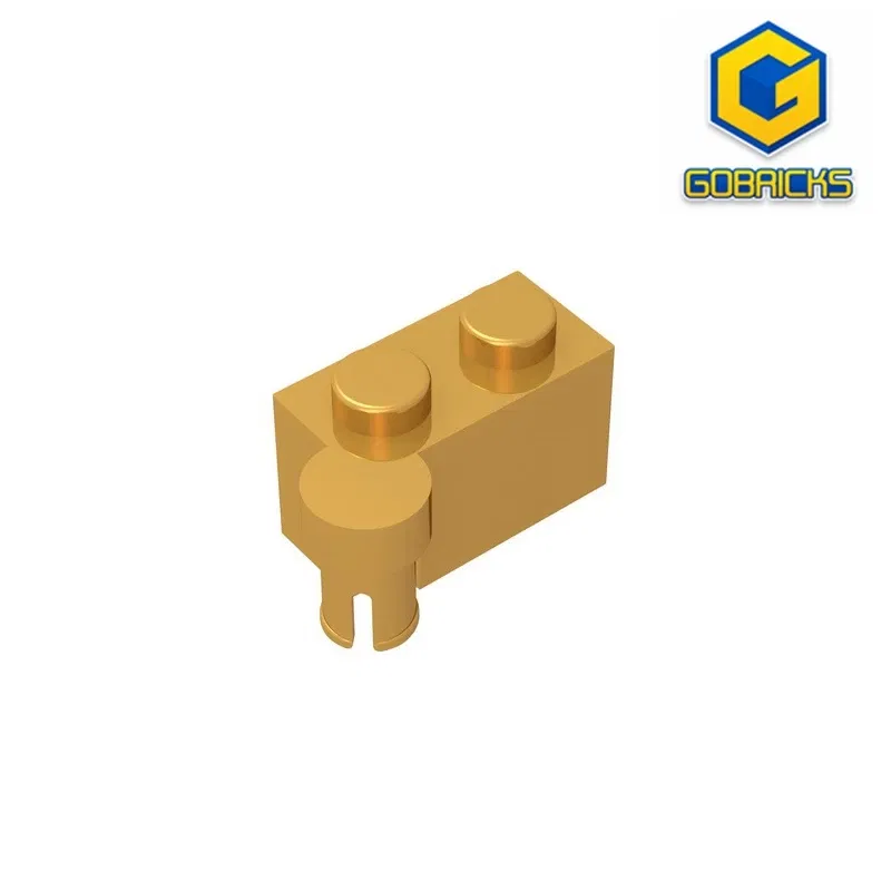 Color: green - Gobricks GDS-810 HINGE 1X2 UPPER PART compatible with lego 3830 children's DIY Educational Building Blocks Technical