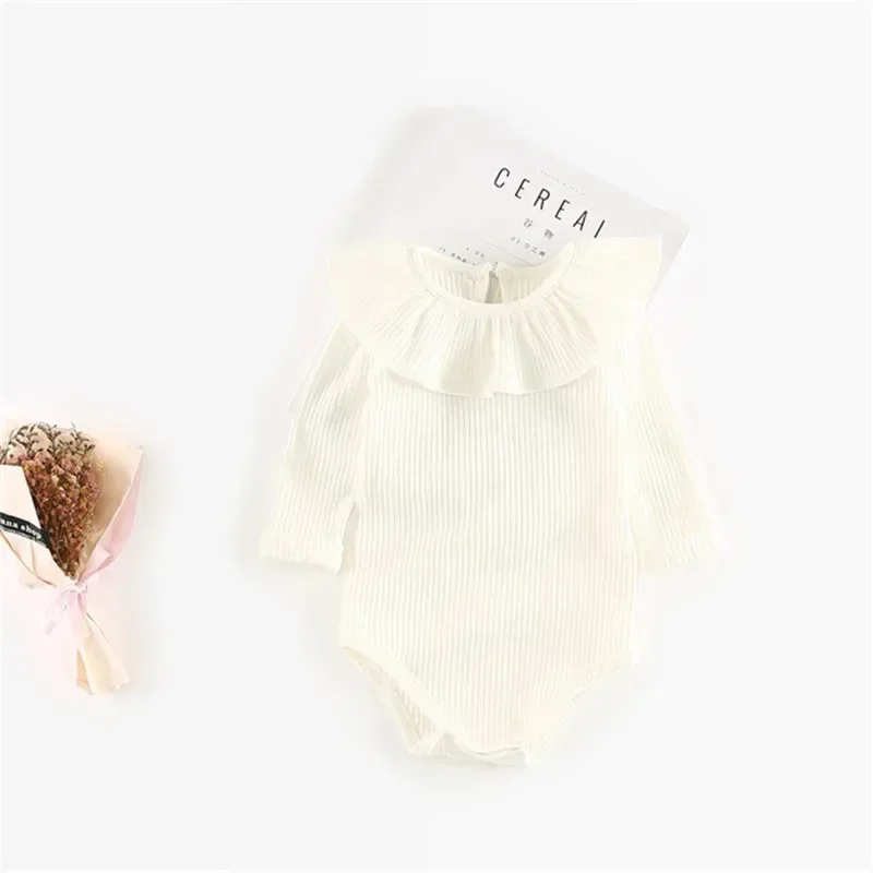 Color: Yellow, Kid Size: 12M - Cute Baby Girl Clothes Spring Autumn Newborn Girls Romper Infant Baby Girl One piece & Bodysuit