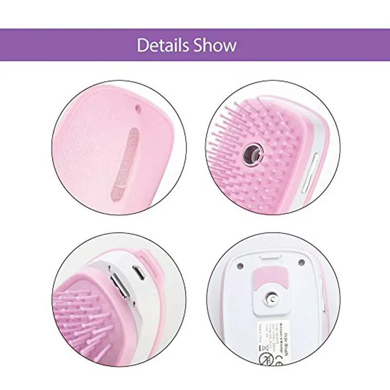 Electric Head Massage Comb Steam Anti-static Hair