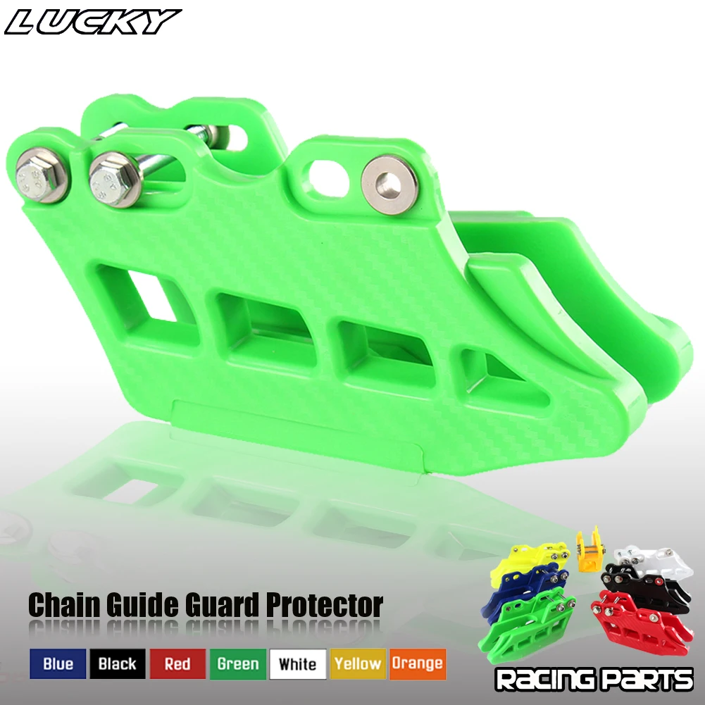 Color: Army Green - Motorcycle New Chain Guide Guard Protector For Honda Kawasaki Yamaha CRF KDX KLX RM DRZ YZ 125-500 2005-2017 Dirt Bike