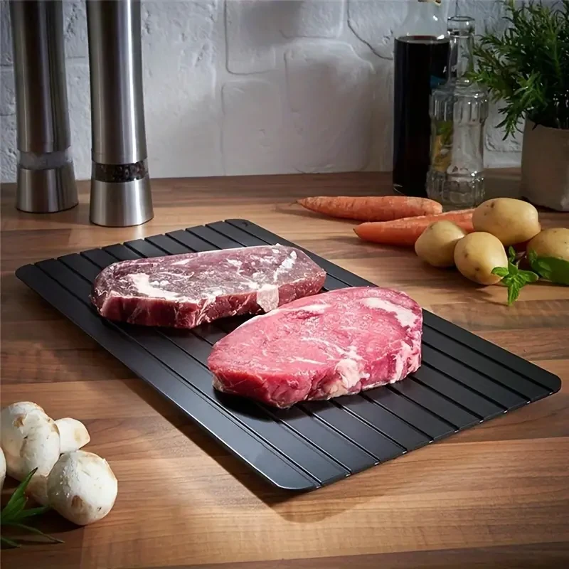 Swift Thaw Defrosting Tray - Effortless Meat & Frozen Food Thawing Plate