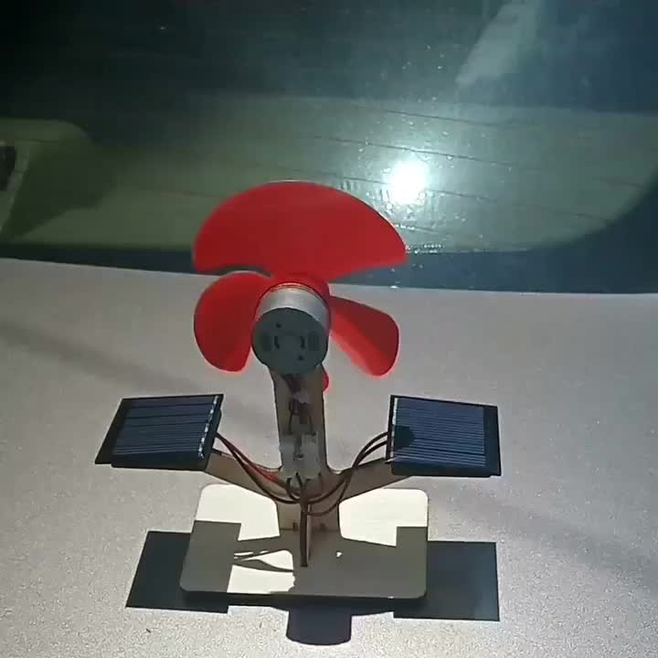 DIY Materials For Solar Fan Power Generation Technology