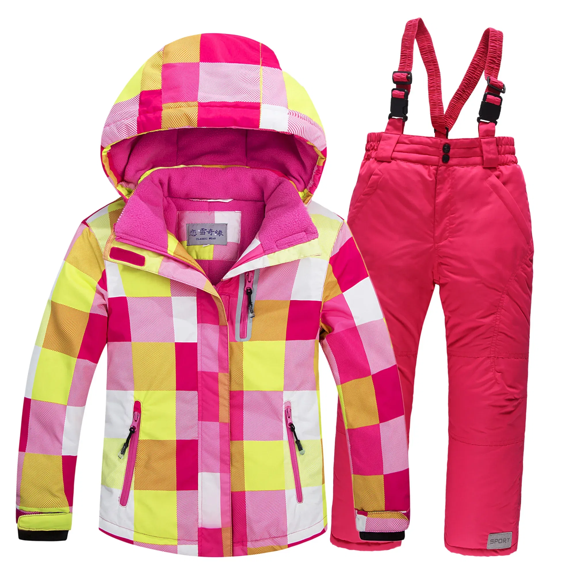 Color: green, Kid Size: 11 - OLEKID 2025 Russia Winter Children Boy Ski Suit Waterproof Girl Jacket Overalls Snowsuit 3-16 Years Kid Teenage Parka Snow Suit