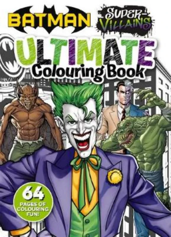 Dc Villains Ultimate Colouring