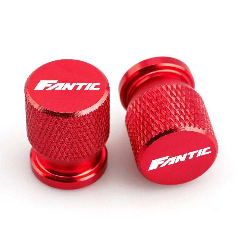 Color: Blue - Motorcycle Tire Valve Caps Fit For FANTIC CABALLERO FLAT TRACK 125 250 500 RALLY/SCRAMBLER 500 ENDURO RANGE XE125/XEF250 450/XE5