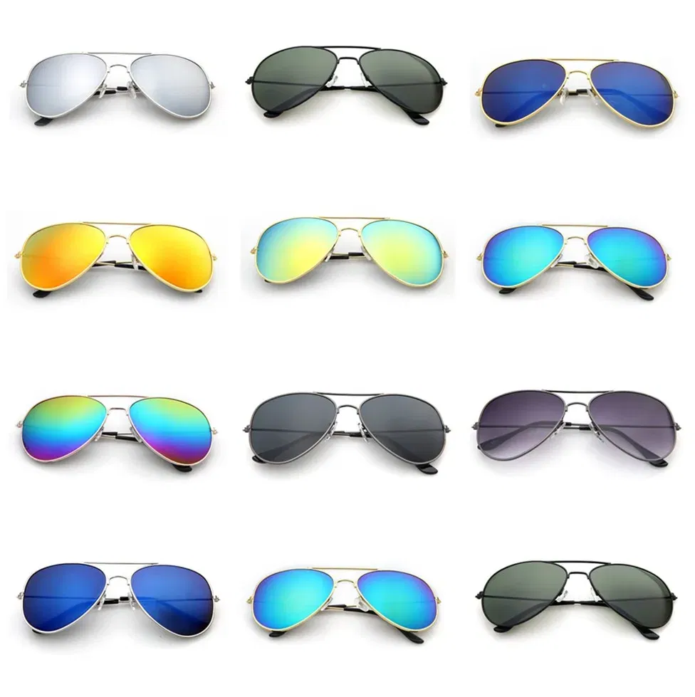 Lenses Color: black, Frame Color: other - FOENIXSONG Fashion Sunglasses for Women Men Pilot Round Gradient Mirror Women's Glasses Oculos Lentes Gafas De Sol