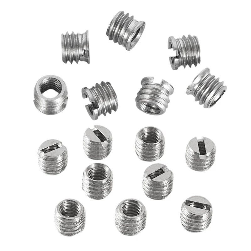 Color: GRAY - Camera Screw Conversion Nut 5/8 To 3/8 To 1/4 Inch Adapter Mount For DSLR Tripod Monopod Quick Release Plate Stands Camera Acc